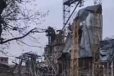 Через обстріли елеватора на Миколаївщині знищено тисячі тонн зерна
